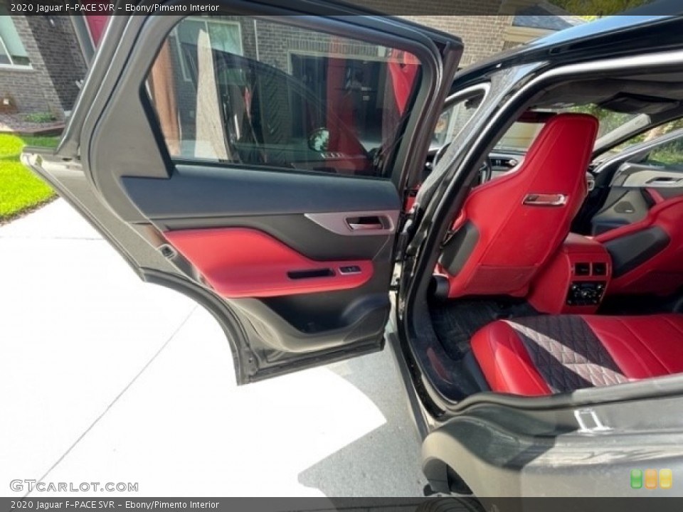 Ebony/Pimento Interior Door Panel for the 2020 Jaguar F-PACE SVR #144981320