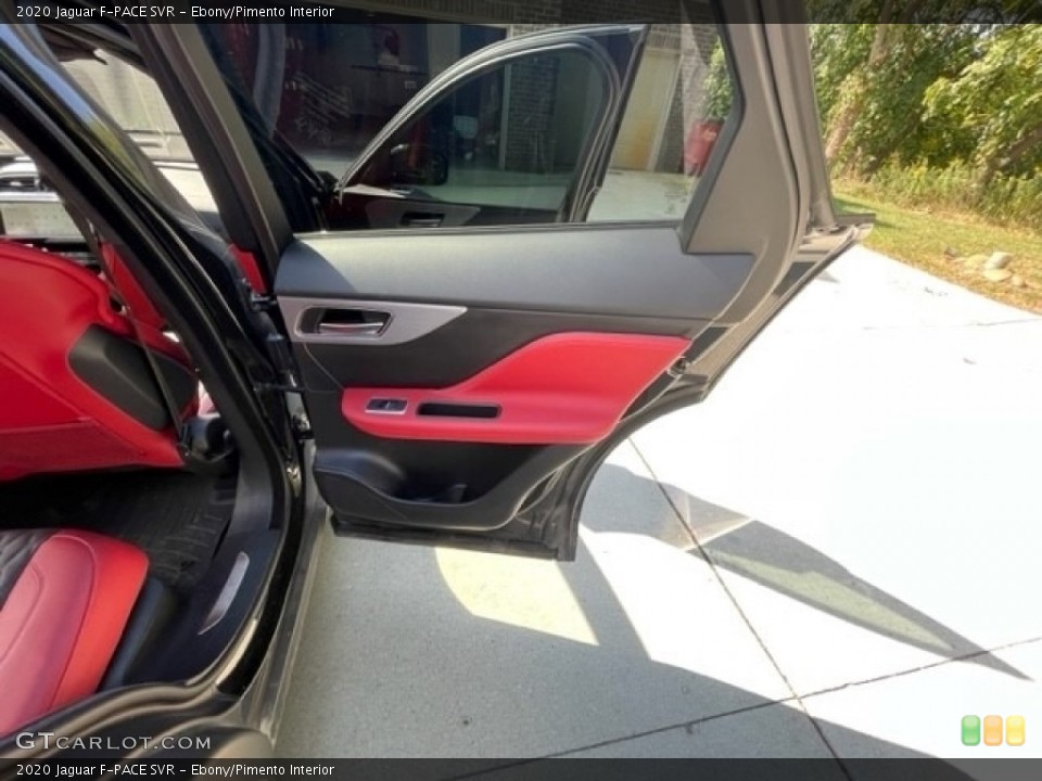 Ebony/Pimento Interior Door Panel for the 2020 Jaguar F-PACE SVR #144981335