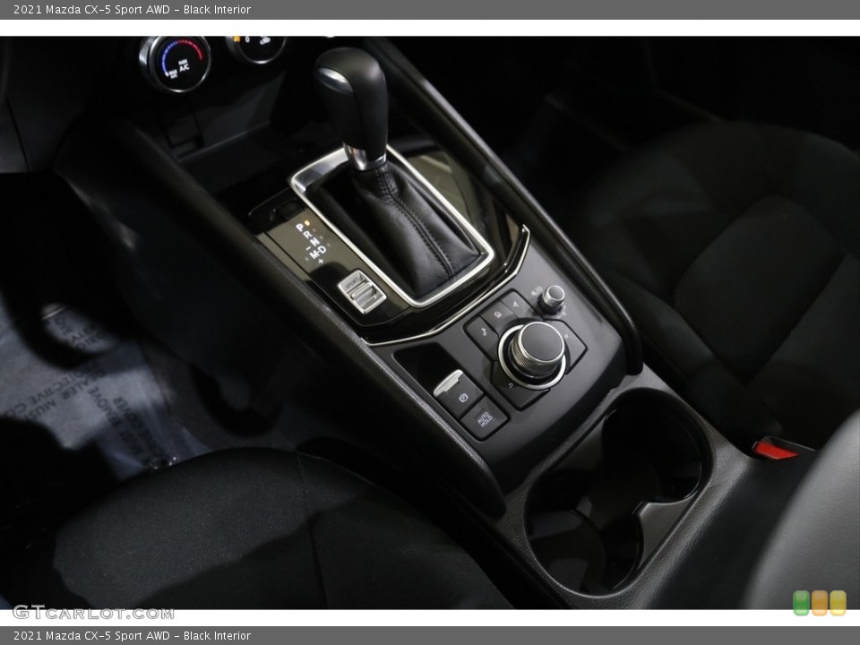 Black Interior Transmission for the 2021 Mazda CX-5 Sport AWD #144982253
