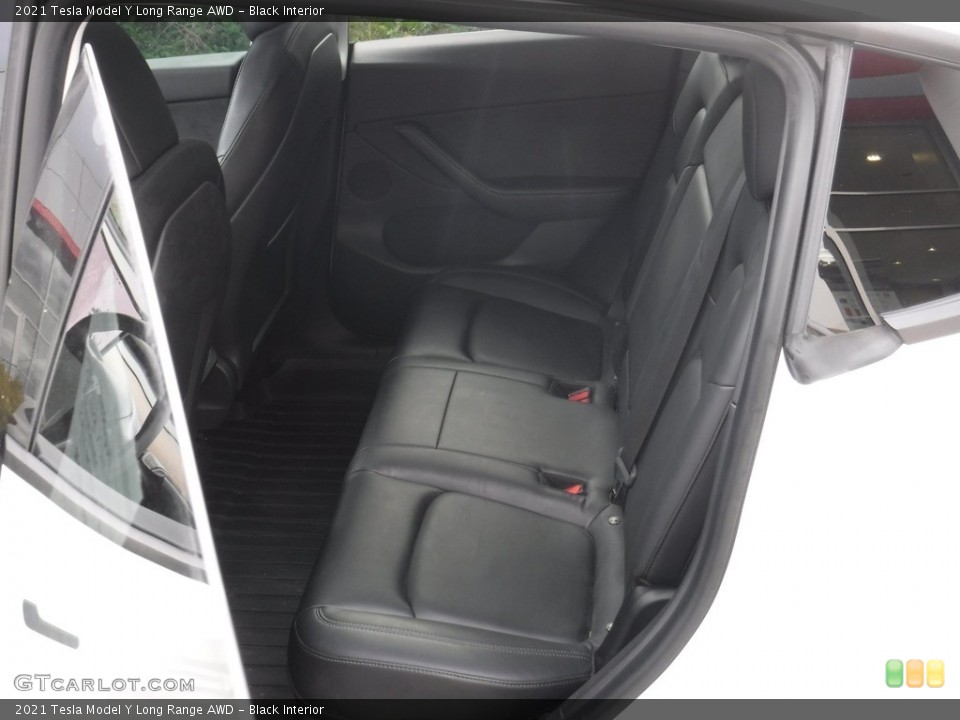 Black Interior Rear Seat for the 2021 Tesla Model Y Long Range AWD #144982652