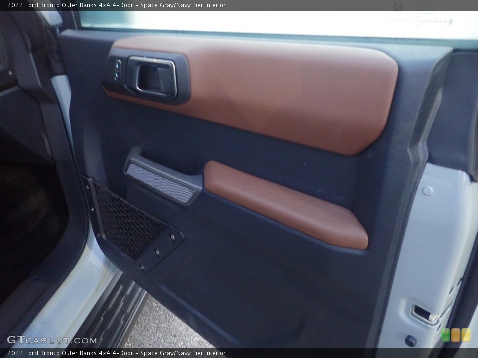Space Gray/Navy Pier Interior Door Panel for the 2022 Ford Bronco Outer Banks 4x4 4-Door #144984244