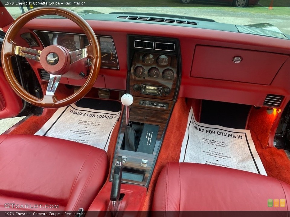 Red Interior Dashboard for the 1979 Chevrolet Corvette Coupe #144984355