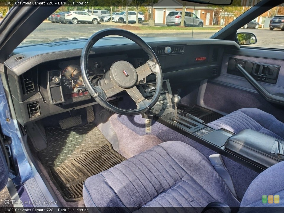 Dark Blue Interior Photo for the 1983 Chevrolet Camaro Z28 #144984640