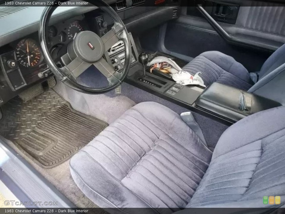 Dark Blue 1983 Chevrolet Camaro Interiors