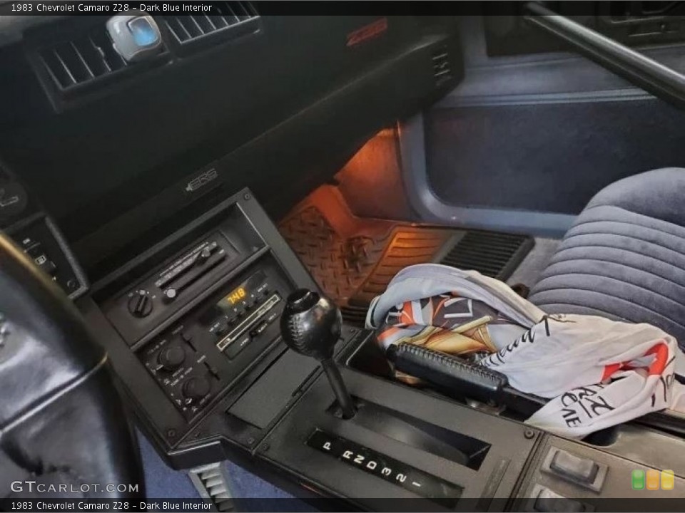 Dark Blue Interior Transmission for the 1983 Chevrolet Camaro Z28 #144984715