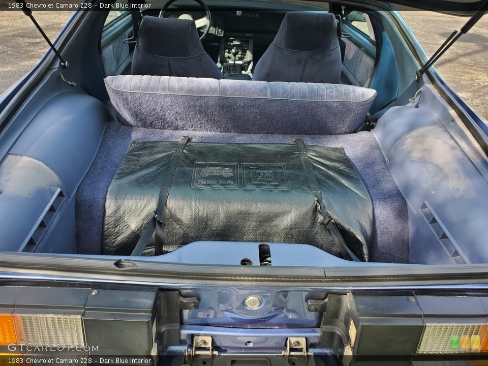 Dark Blue Interior Trunk for the 1983 Chevrolet Camaro Z28 #144984835
