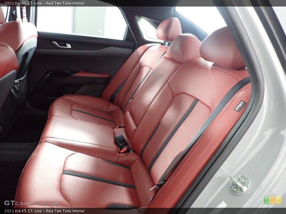 Red Two Tone Interior Rear Seat for the 2021 Kia K5 GT-Line #144985189