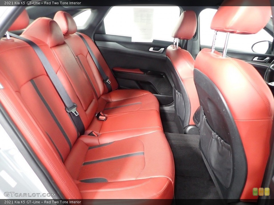 Red Two Tone Interior Rear Seat for the 2021 Kia K5 GT-Line #144985300