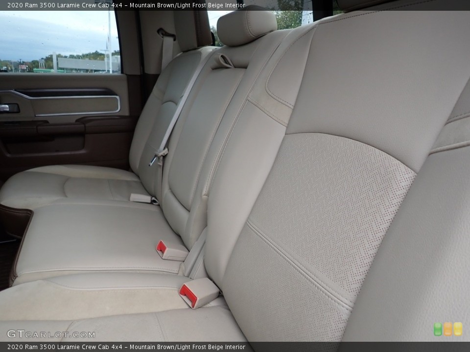 Mountain Brown/Light Frost Beige Interior Rear Seat for the 2020 Ram 3500 Laramie Crew Cab 4x4 #144986095