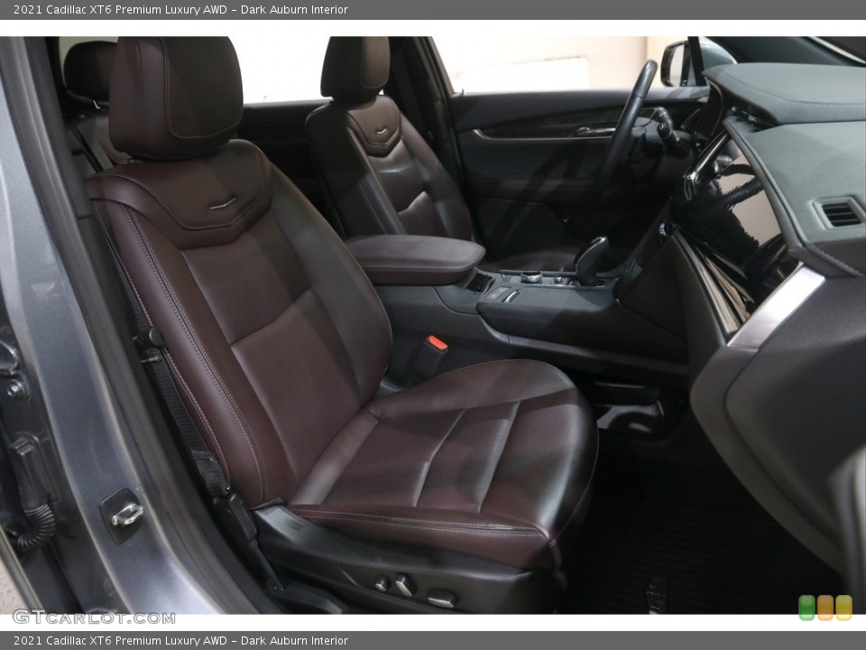 Dark Auburn Interior Photo for the 2021 Cadillac XT6 Premium Luxury AWD #144986266