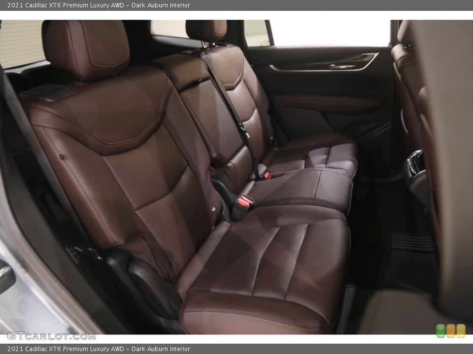 Dark Auburn Interior Rear Seat for the 2021 Cadillac XT6 Premium Luxury AWD #144986281