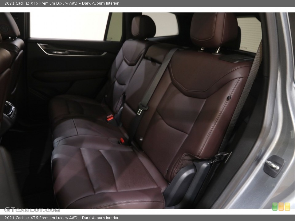 Dark Auburn Interior Rear Seat for the 2021 Cadillac XT6 Premium Luxury AWD #144986302