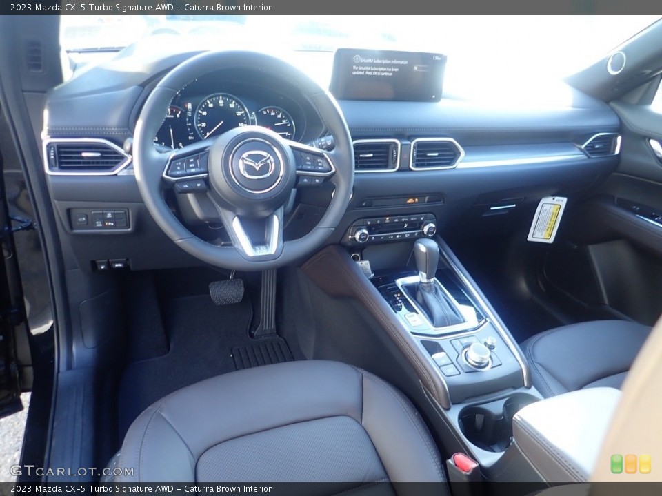 Caturra Brown Interior Photo for the 2023 Mazda CX-5 Turbo Signature AWD #144986782