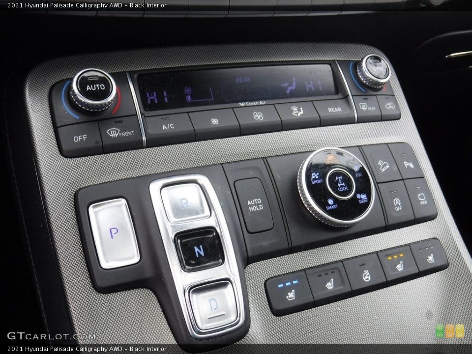 Black Interior Controls for the 2021 Hyundai Palisade Calligraphy AWD #144986911
