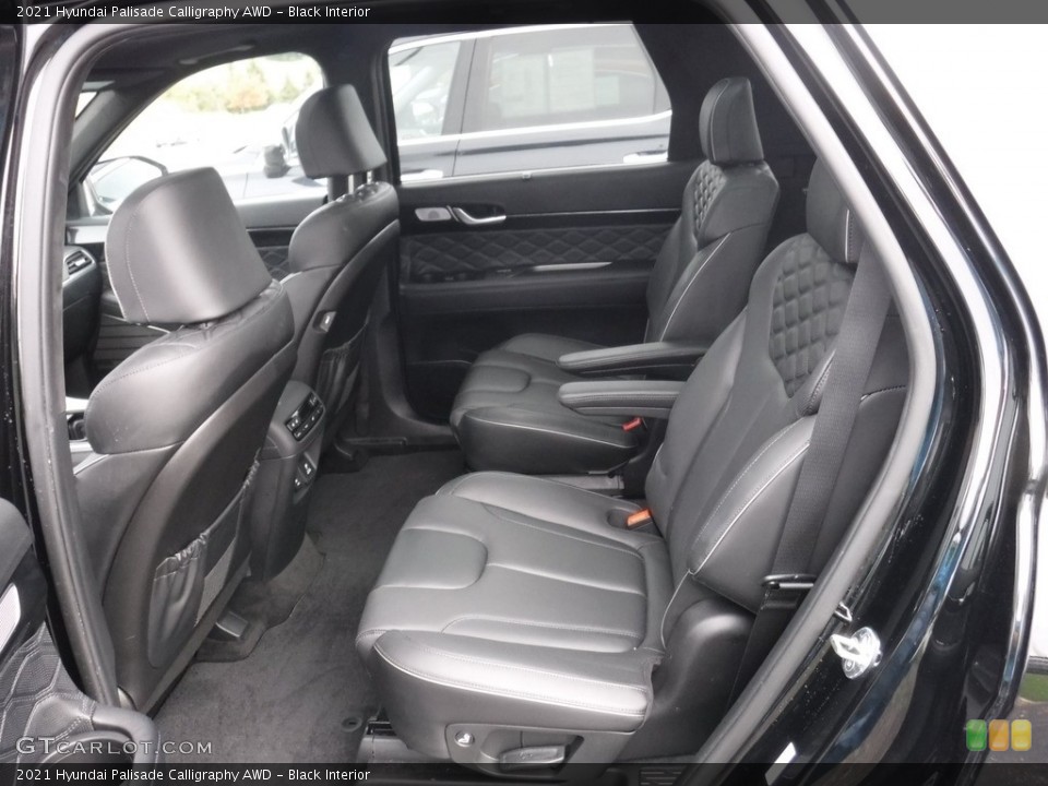 Black Interior Rear Seat for the 2021 Hyundai Palisade Calligraphy AWD #144987115