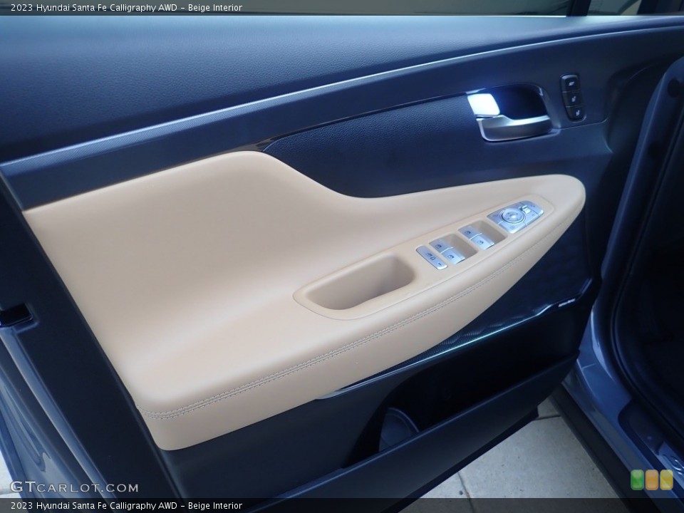 Beige Interior Door Panel for the 2023 Hyundai Santa Fe Calligraphy AWD #144987157