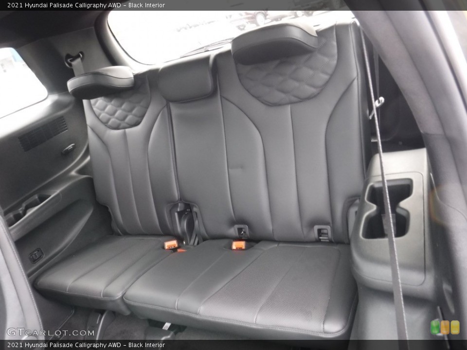 Black Interior Rear Seat for the 2021 Hyundai Palisade Calligraphy AWD #144987160