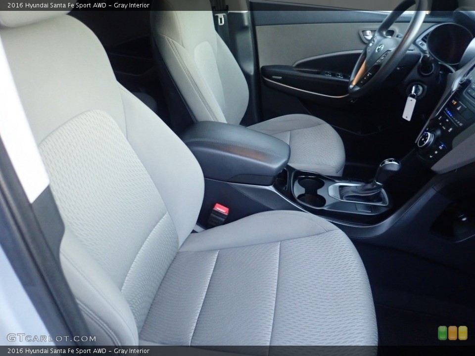 Gray Interior Front Seat for the 2016 Hyundai Santa Fe Sport AWD #144987361