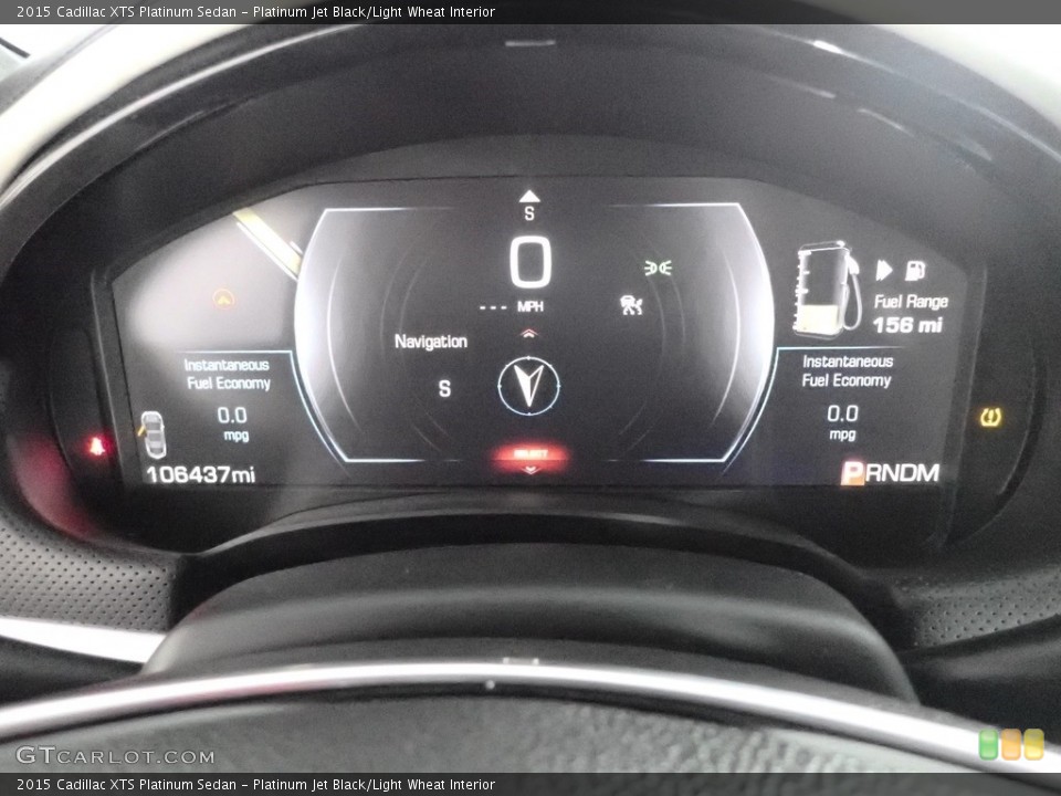 Platinum Jet Black/Light Wheat Interior Gauges for the 2015 Cadillac XTS Platinum Sedan #144989439
