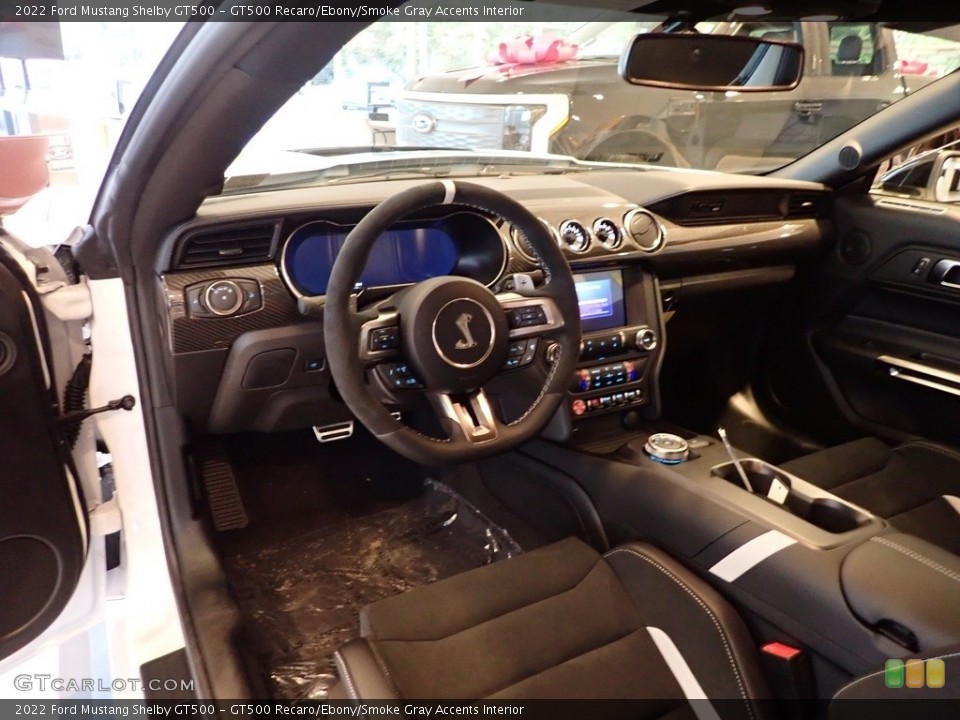 GT500 Recaro/Ebony/Smoke Gray Accents 2022 Ford Mustang Interiors