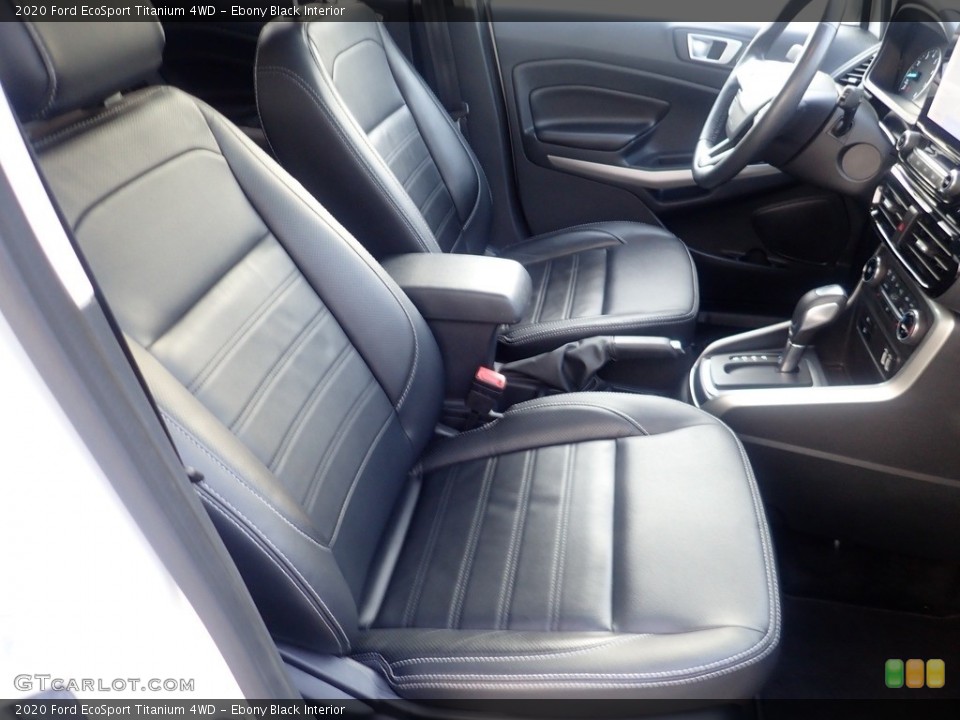 Ebony Black Interior Front Seat for the 2020 Ford EcoSport Titanium 4WD #144991298