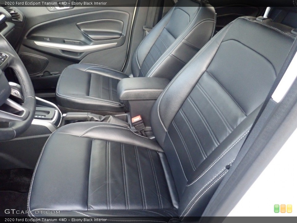 Ebony Black Interior Front Seat for the 2020 Ford EcoSport Titanium 4WD #144991392