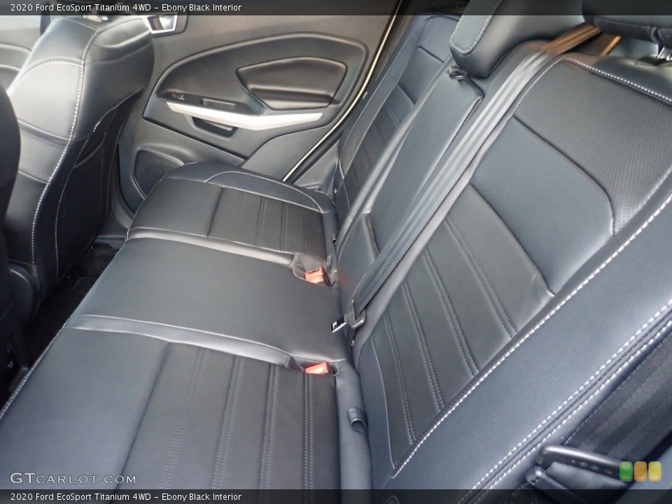 Ebony Black Interior Rear Seat for the 2020 Ford EcoSport Titanium 4WD #144991414