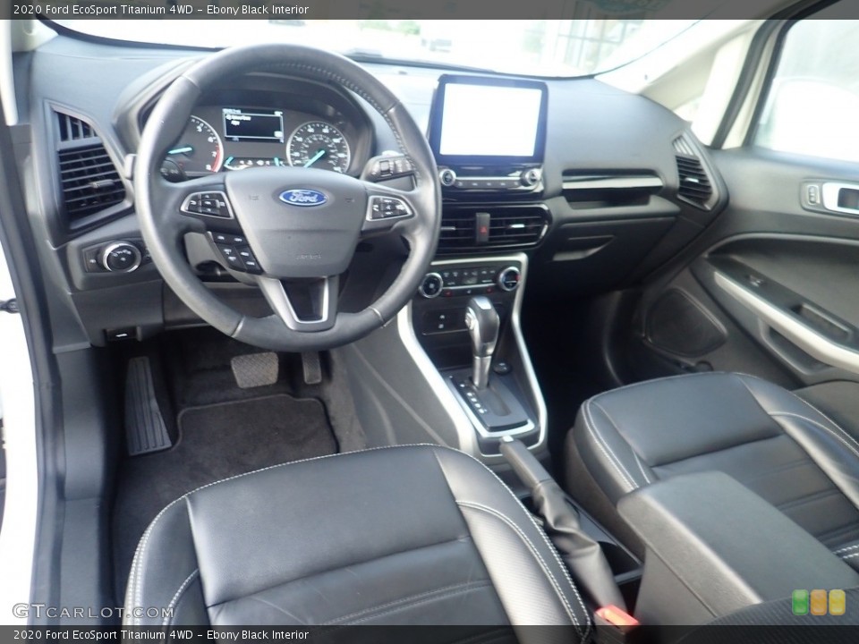 Ebony Black Interior Photo for the 2020 Ford EcoSport Titanium 4WD #144991435