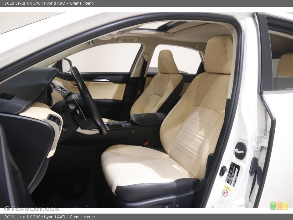 Creme Interior Photo for the 2019 Lexus NX 300h Hybrid AWD #144992433