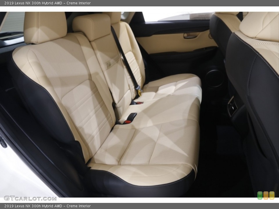 Creme Interior Rear Seat for the 2019 Lexus NX 300h Hybrid AWD #144992672
