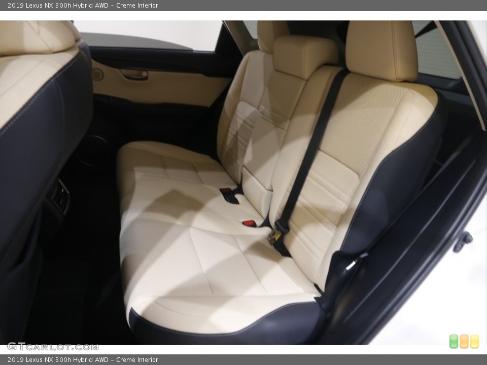 Creme Interior Rear Seat for the 2019 Lexus NX 300h Hybrid AWD #144992681