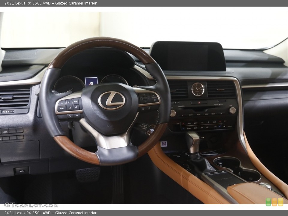 Glazed Caramel Interior Dashboard for the 2021 Lexus RX 350L AWD #144992895