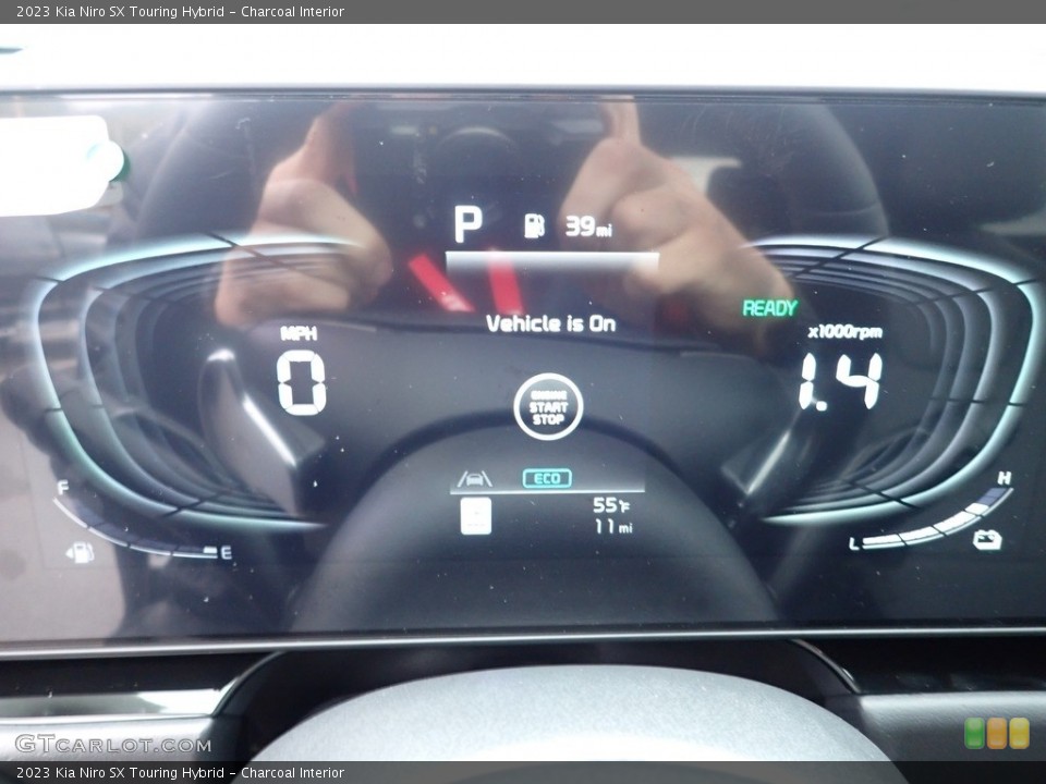 Charcoal Interior Gauges for the 2023 Kia Niro SX Touring Hybrid #144992909