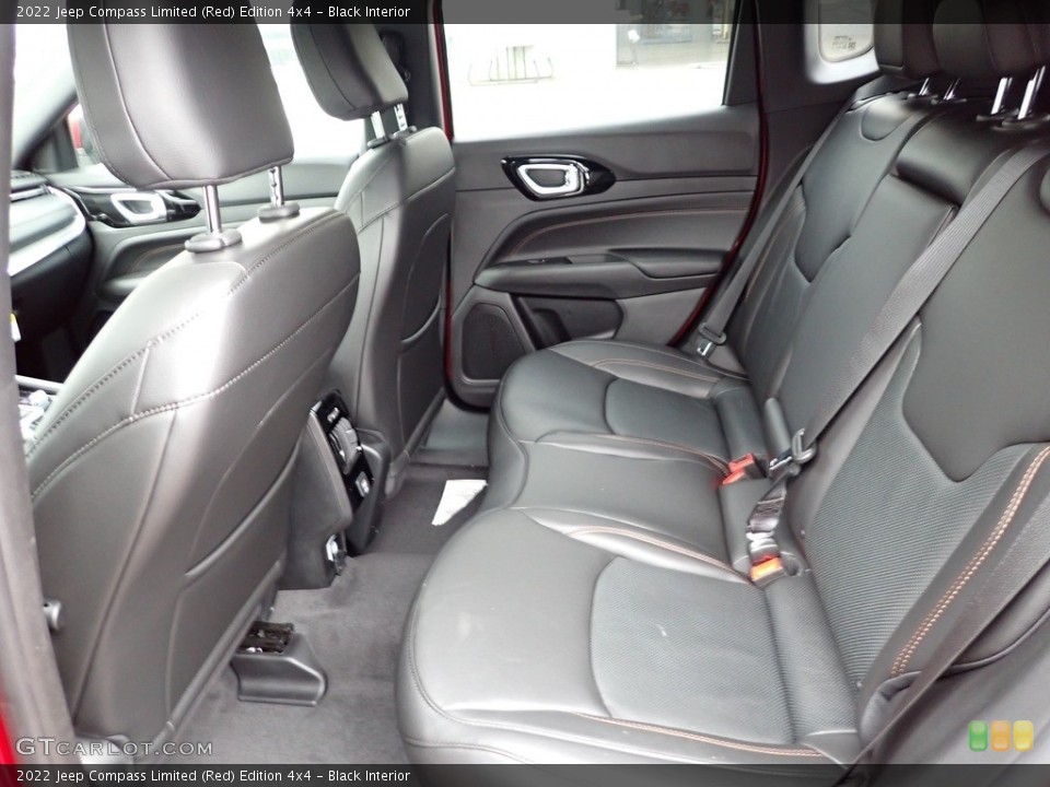 Black Interior Rear Seat for the 2022 Jeep Compass Limited (Red) Edition 4x4 #144993132