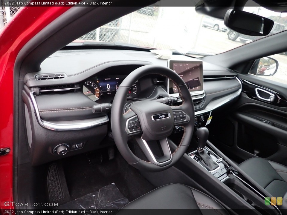 Black Interior Front Seat for the 2022 Jeep Compass Limited (Red) Edition 4x4 #144993286