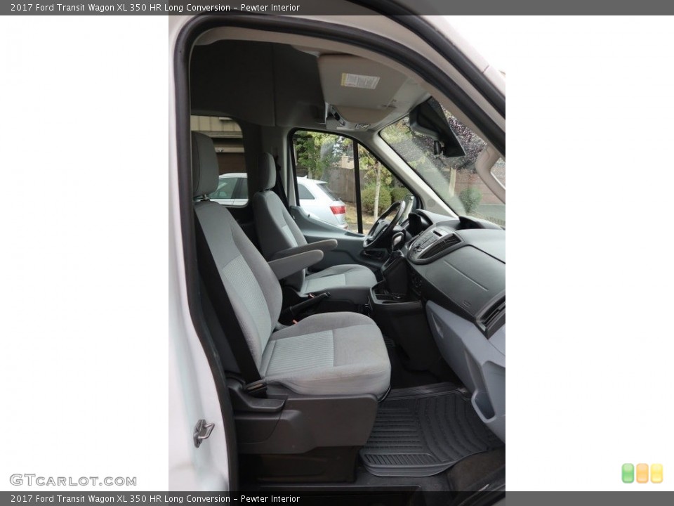 Pewter Interior Front Seat for the 2017 Ford Transit Wagon XL 350 HR Long Conversion #144995531