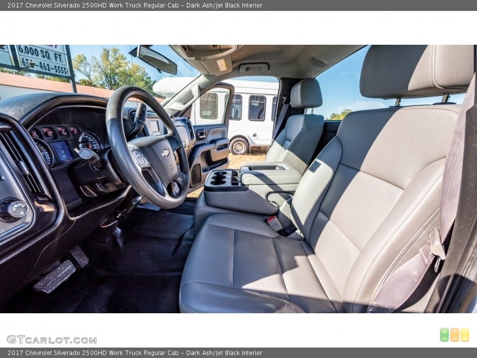 Dark Ash/Jet Black Interior Front Seat for the 2017 Chevrolet Silverado 2500HD Work Truck Regular Cab #144996214