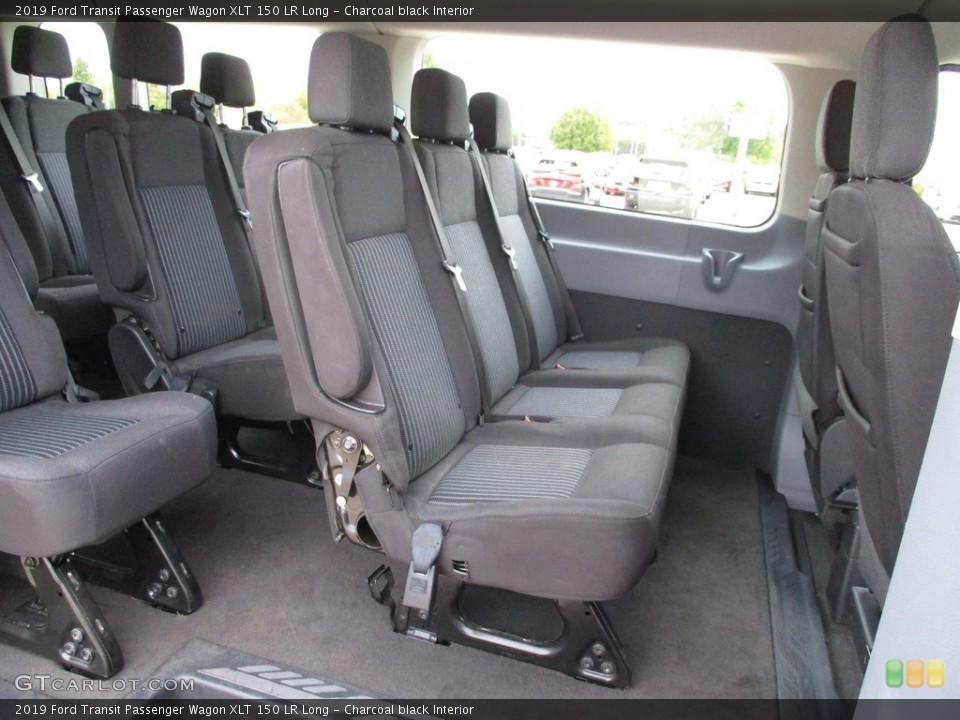 Charcoal black Interior Rear Seat for the 2019 Ford Transit Passenger Wagon XLT 150 LR Long #144996782