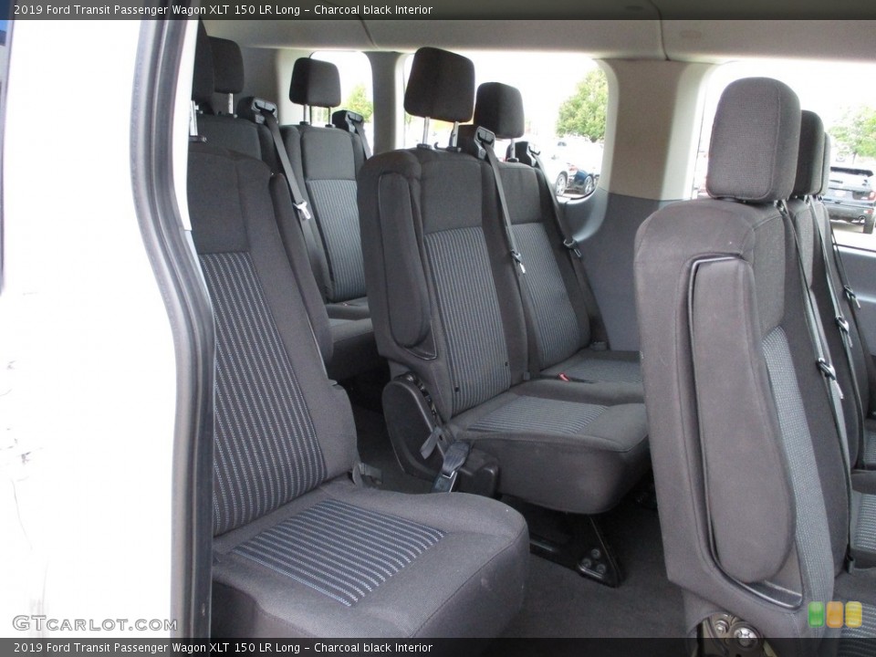 Charcoal black Interior Rear Seat for the 2019 Ford Transit Passenger Wagon XLT 150 LR Long #144996788