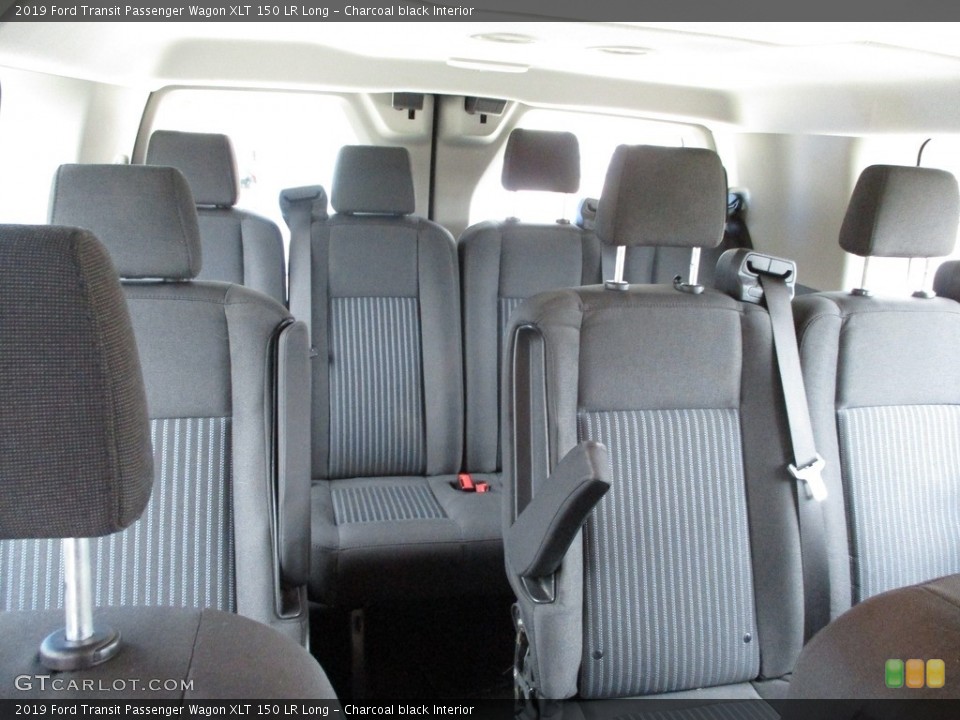 Charcoal black Interior Rear Seat for the 2019 Ford Transit Passenger Wagon XLT 150 LR Long #144996794