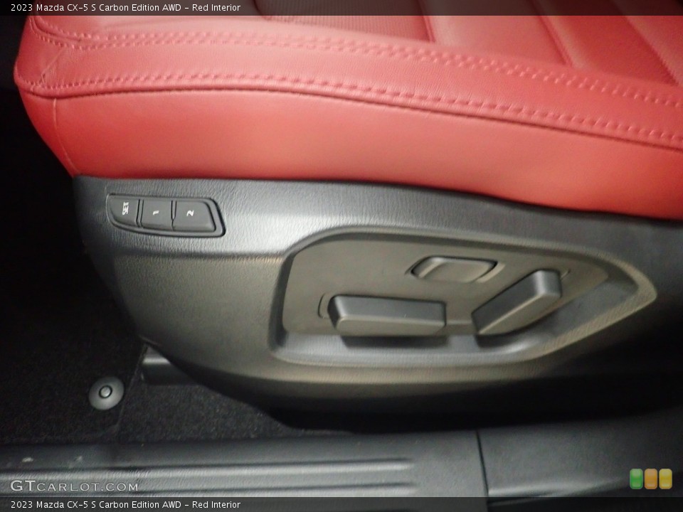 Red Interior Front Seat for the 2023 Mazda CX-5 S Carbon Edition AWD #144998698