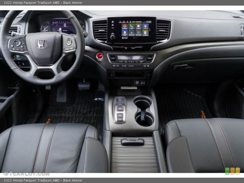 Black Interior Dashboard for the 2022 Honda Passport TrailSport AWD #144999106