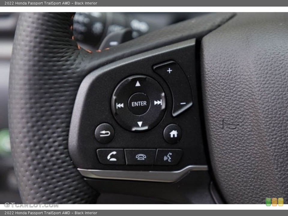 Black Interior Steering Wheel for the 2022 Honda Passport TrailSport AWD #144999169