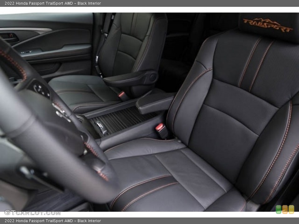 Black Interior Front Seat for the 2022 Honda Passport TrailSport AWD #144999283