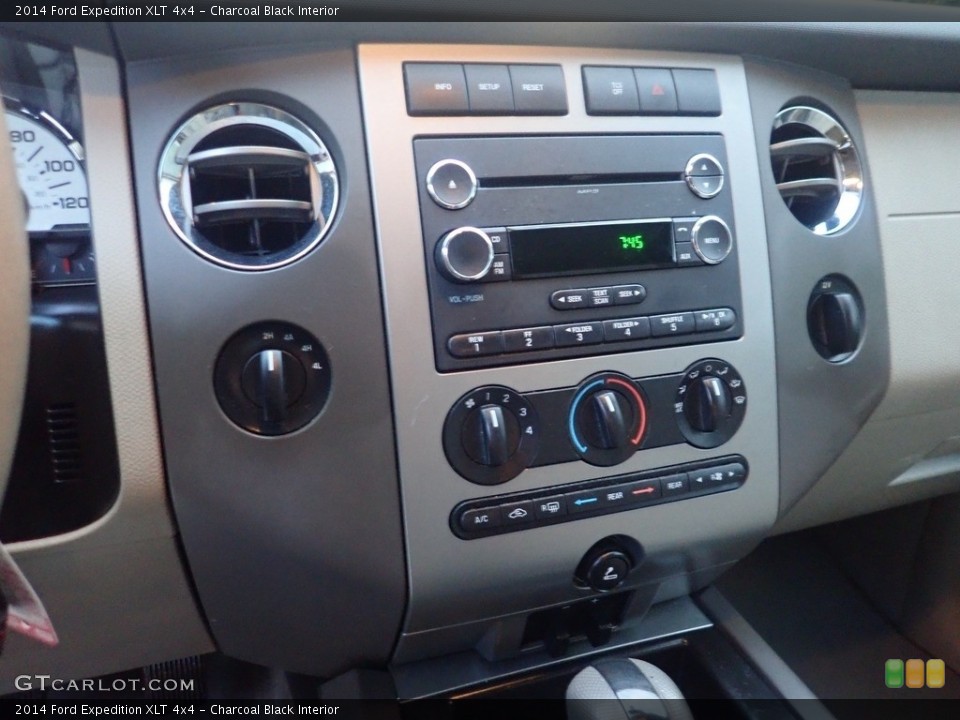 Charcoal Black Interior Controls for the 2014 Ford Expedition XLT 4x4 #145003609