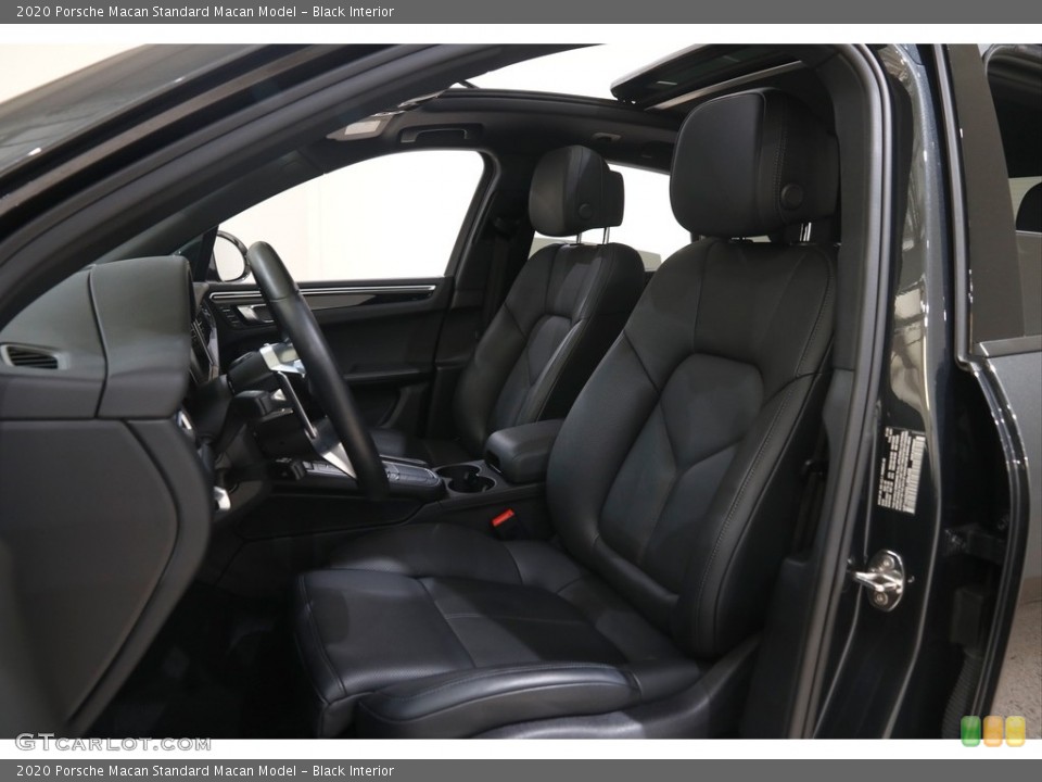 Black Interior Front Seat for the 2020 Porsche Macan  #145005879