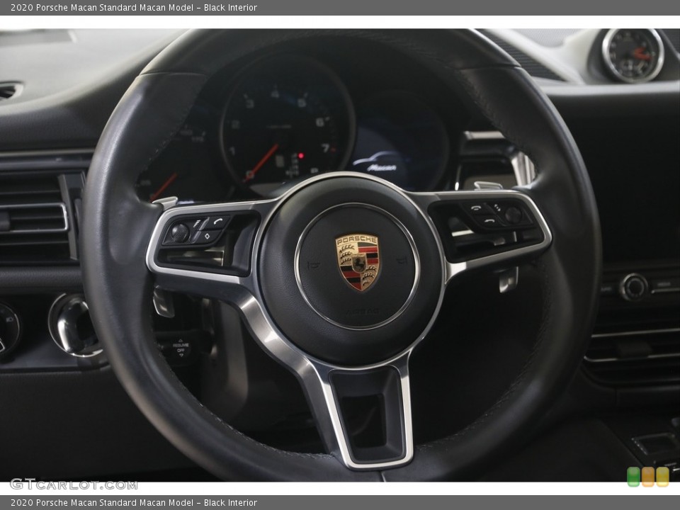 Black Interior Steering Wheel for the 2020 Porsche Macan  #145005924