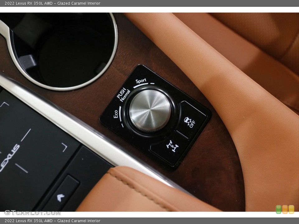 Glazed Caramel Interior Controls for the 2022 Lexus RX 350L AWD #145007199