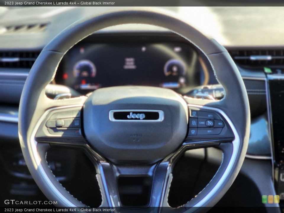 Global Black Interior Steering Wheel for the 2023 Jeep Grand Cherokee L Laredo 4x4 #145011688