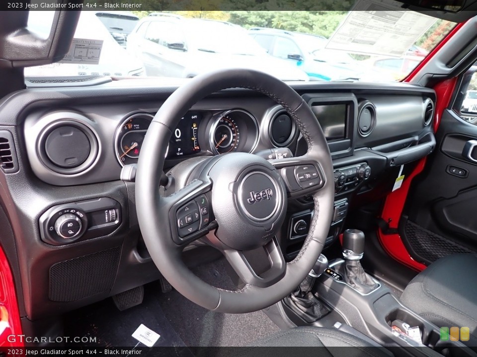 Black Interior Photo for the 2023 Jeep Gladiator Sport 4x4 #145012660